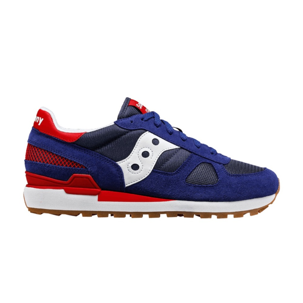 Saucony Blue and Red Jazz Sneakers Retro Comfort